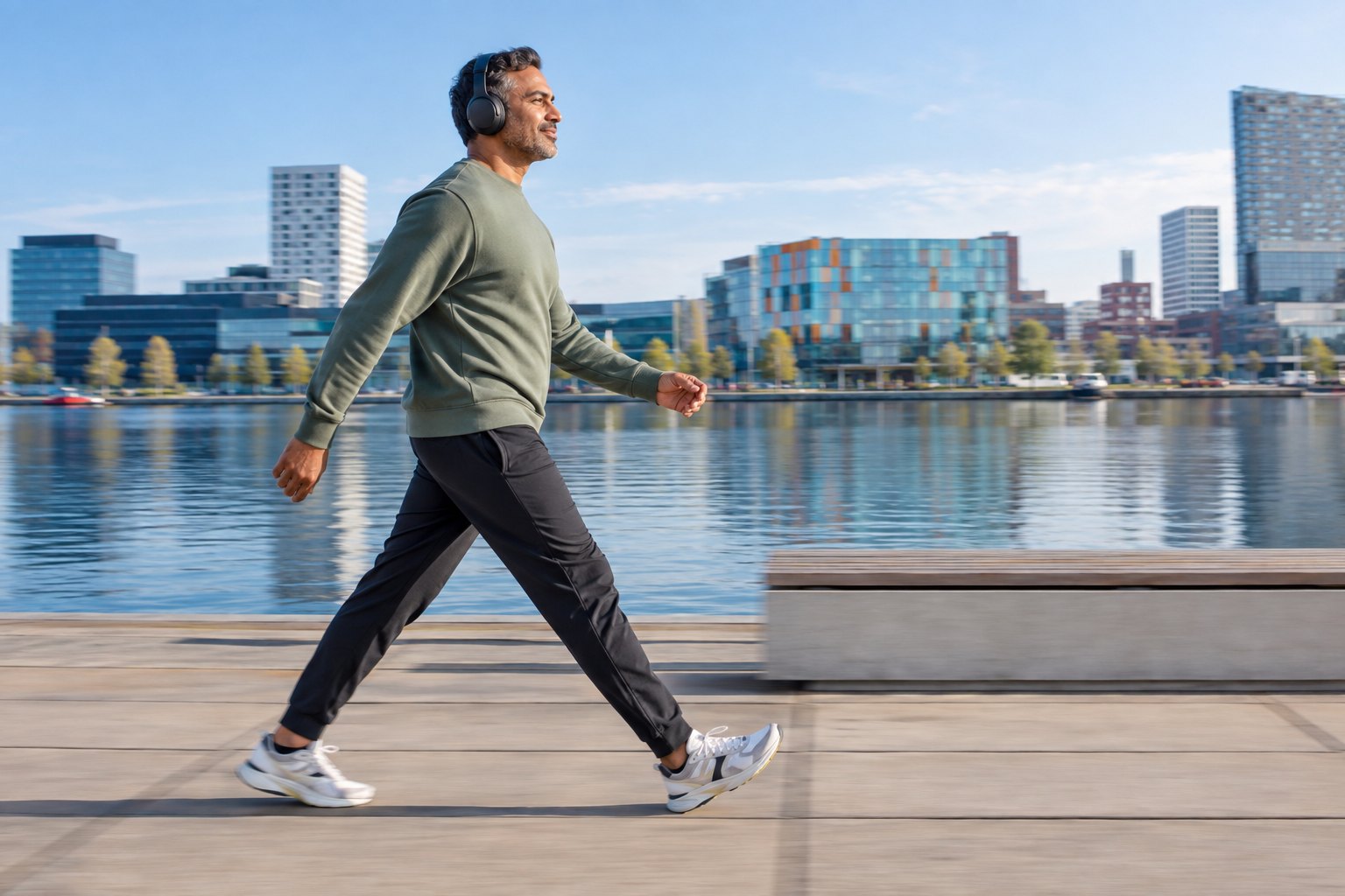 3 minuten stevig doorstappen