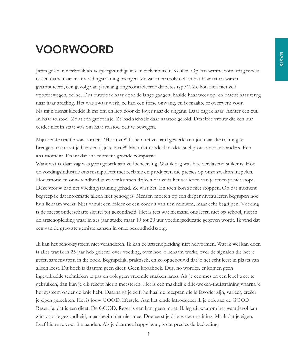 Pagina uit GOOD.21: het voorwoord, nieuwe editie oktober 2026