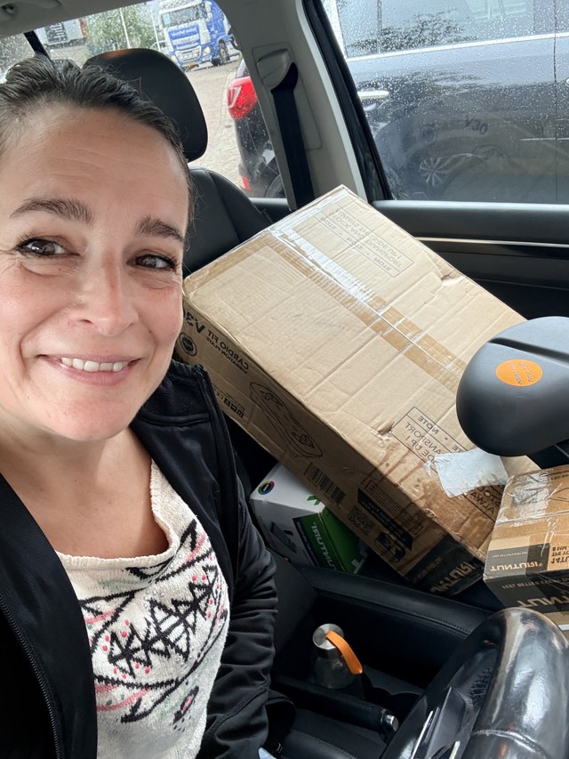Tanja na haar sprintsessie