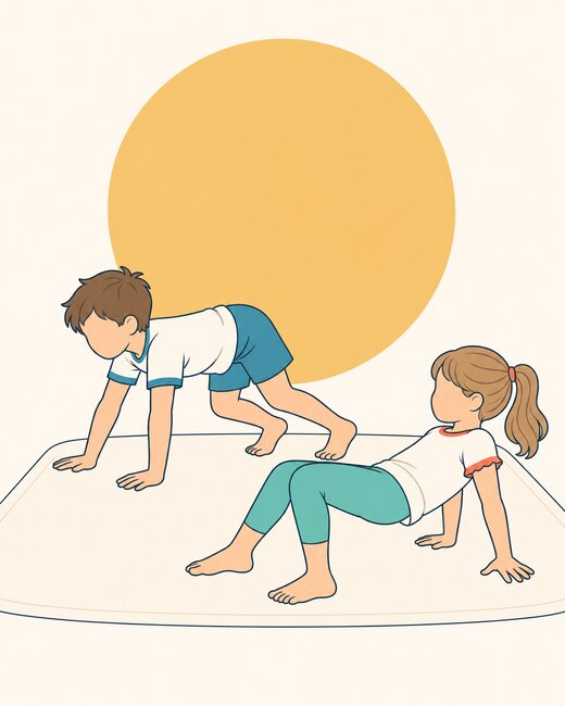 Berenloop en krabbenloop